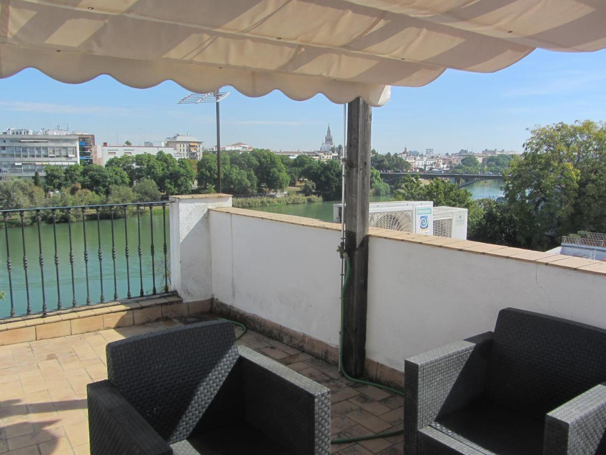 Trianabridgeviews Atico Con Vistas Al Puente De Triana Calle Castilla 38 Sevilla Exteriér fotografie